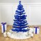 Northlight Artificial Tinsel Christmas Tree - 3' - Deep Blue - Unlit